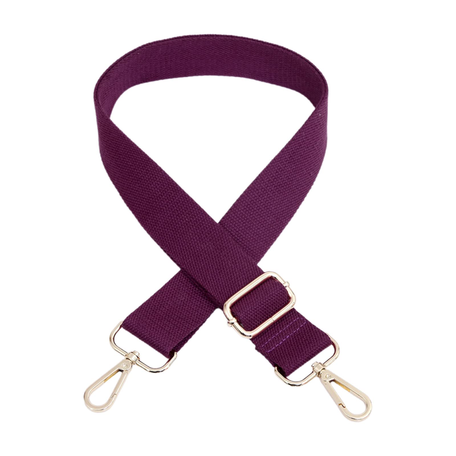 Haveratio Purple 55In Handbag Shoulder Strap Replacement Woven Strap For Diy Purse Crossbody Bag Messenger Bag Adjsutable Strap With Hook