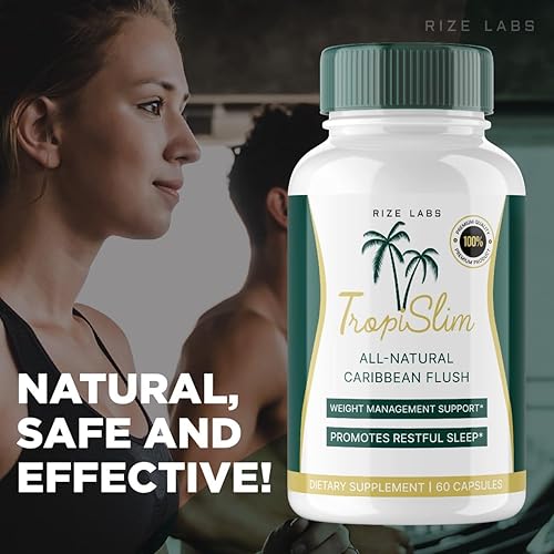 Miniatura 4 de rize labs Paquete de 5 suplementos de pérdida de peso tropislim, cápsulas tropislim para el bienestar corporal total y un estilo de vida saludable,