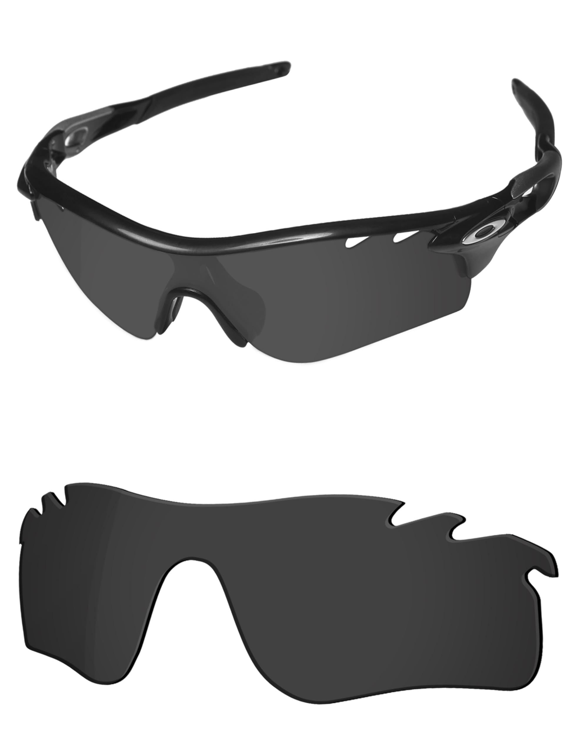 OSharp Lentes de repuesto para gafas de sol Oakley RadarLock Path, polarizadas HD, espejadas, protección UV y ajuste perfecto