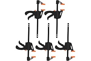 5-Pack 4" Trigger Quick-Grip Bar Clamps