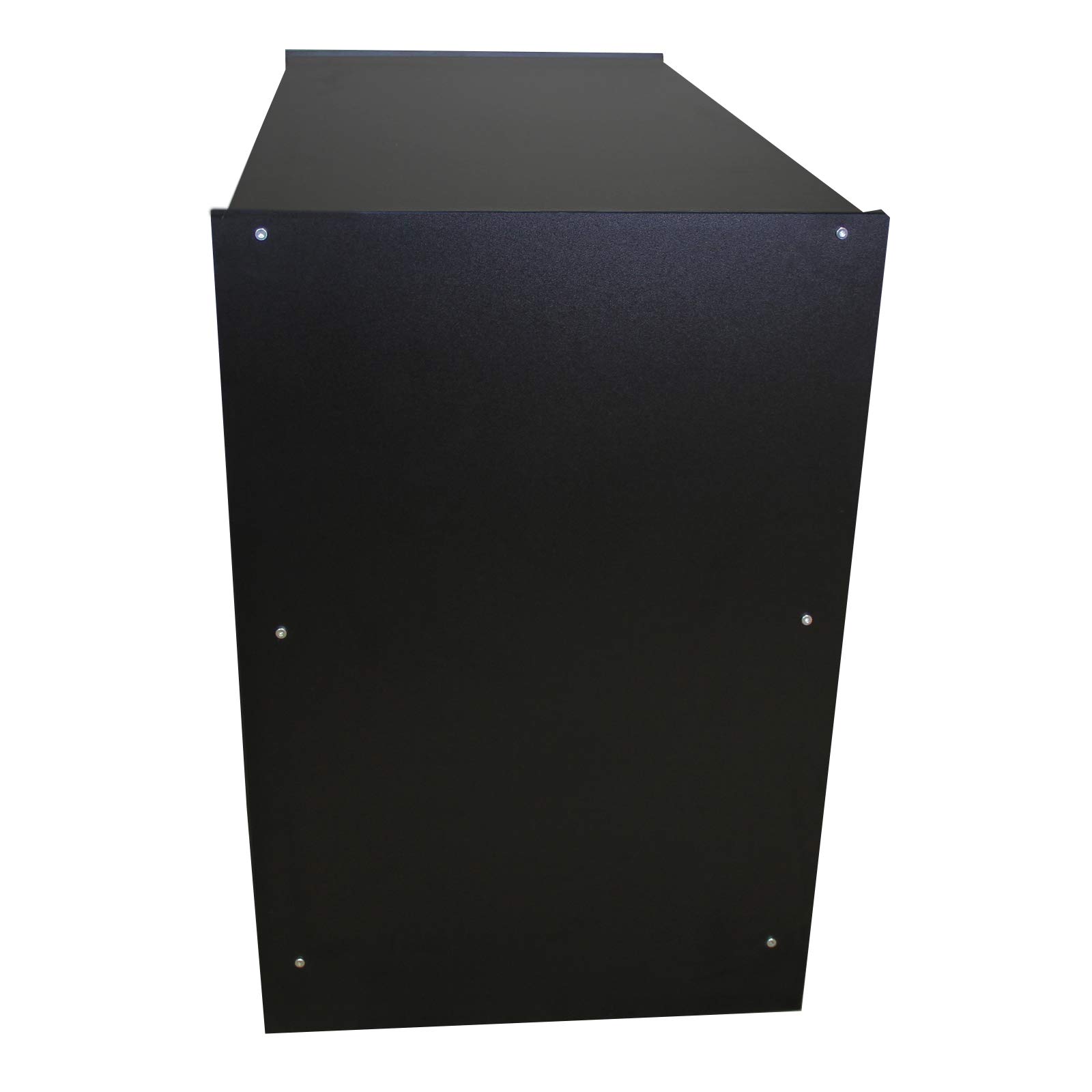 MonsterShop Laden-Theke Verkaufstheke Verkaufstisch Theke Tresen Empfang Rezeption Büronöbel Ladenmöbel 120cm B x 60cm T x 90cm H in Schwarz