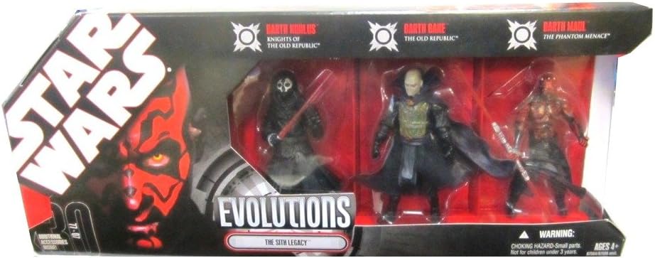Star Wars 3.75 Inch Evolutions - The Sith Legacy 3Pk