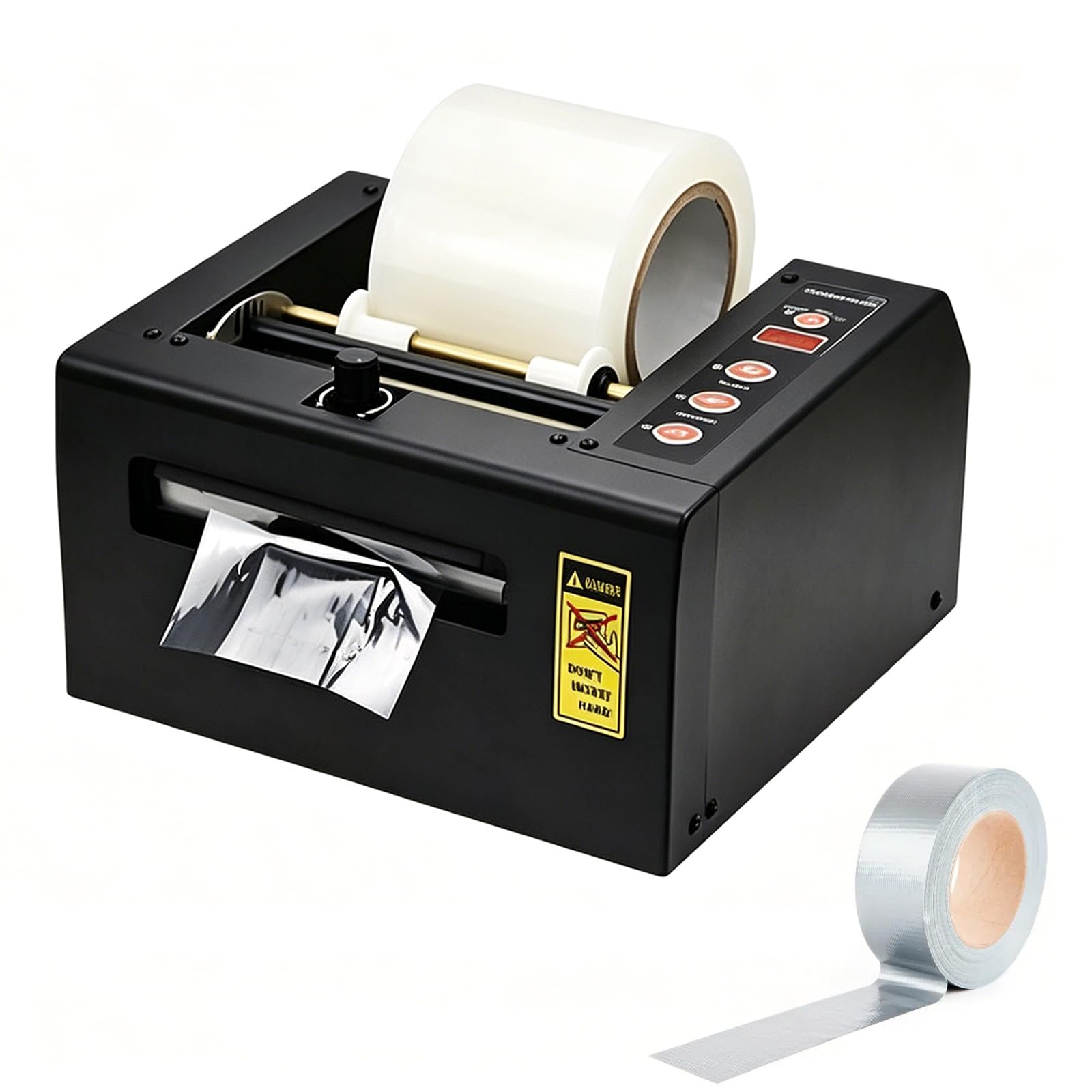 Taglianastri automatico con controllo digitale della lunghezza, display LED, lunghezza regolabile (15-999 mm), adatto a vari tipi di nastro adesivo; ideale per uso industriale e in ufficio(150mm)