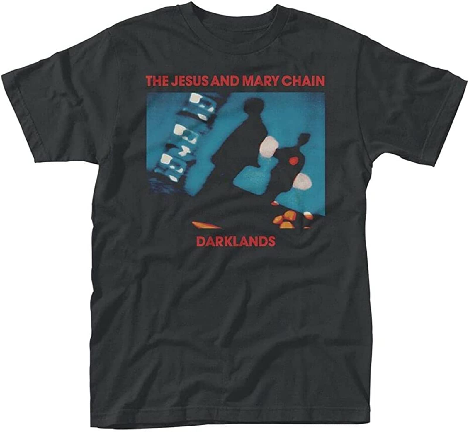 dehen Men's The Jesus and Mary Chain Darklands T Shirt Black S
