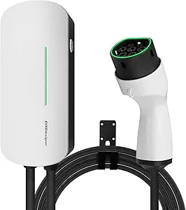 Wallbox 7.4kW Type 2 Electric Vehicle Home Charging Station Single Phase Cable 6M Outdoor and Indoor Use