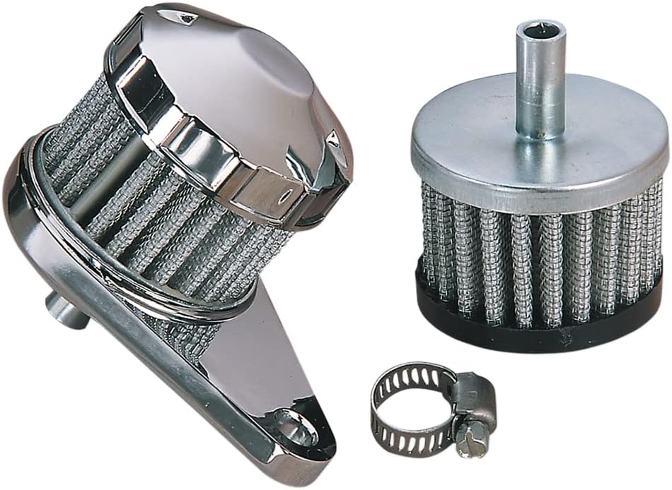 Emgo Crankcase Filter- Chrome