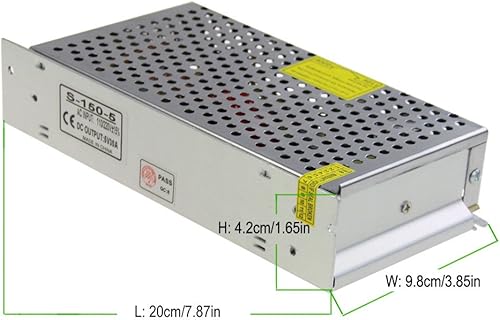 Miniatura 3 de ALITOVE Fuente de alimentación 5V 30A 150W Adaptador de corriente 110V220V AC a DC 5 voltios 30 Amp Convertidor 4.5V 5.5V Transformador de bajo