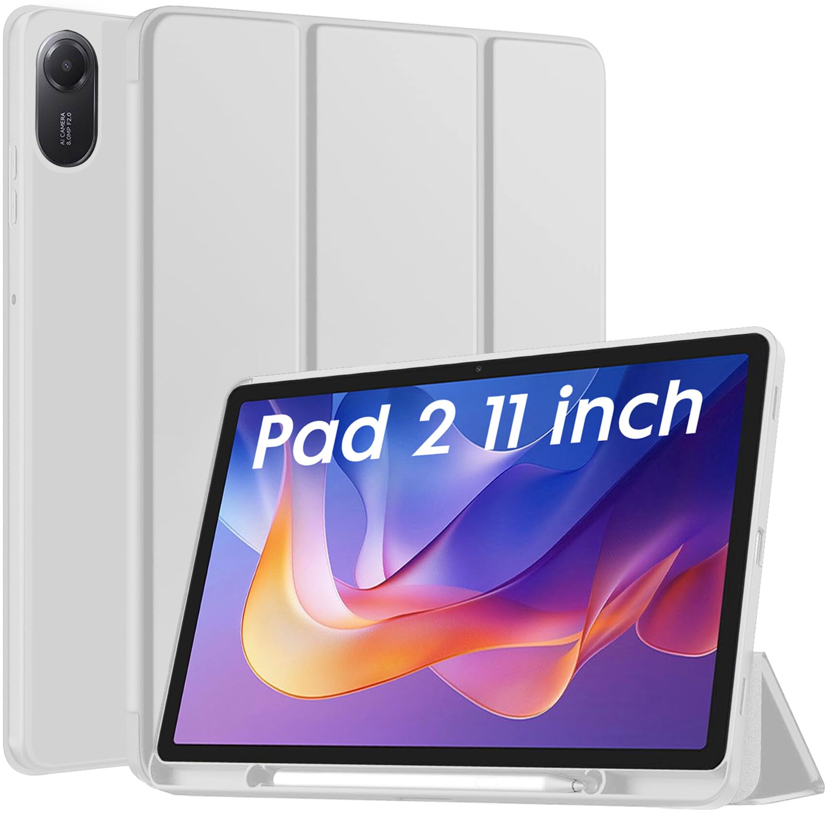 Robustrion Cover for Redmi Pad 2 11 inch Cover Case with [Pencil Holder], Trifold Flip Stand Cover Case for Redmi Pad 2 Cover 11 inch Tablet [Auto Sleep/Wake Support] - Black — Amazon image 17