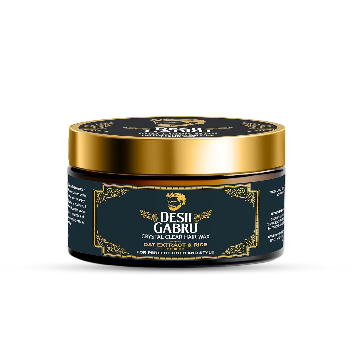 Orange Extract Hair Wax for Men 100g | Strong Hold Matte Finish Hair Styling Wax with Aloe Vera, Lemon & Oats Extract | Non-Sticky Long Lasting Styling Cream-picture-48