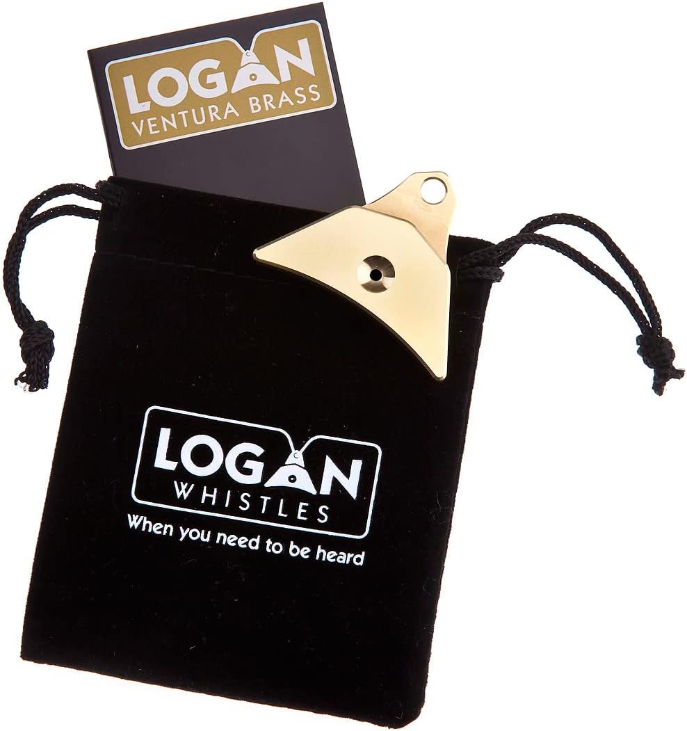 Logan Ventura Brass Sheep Dog Whistle (whistle only)