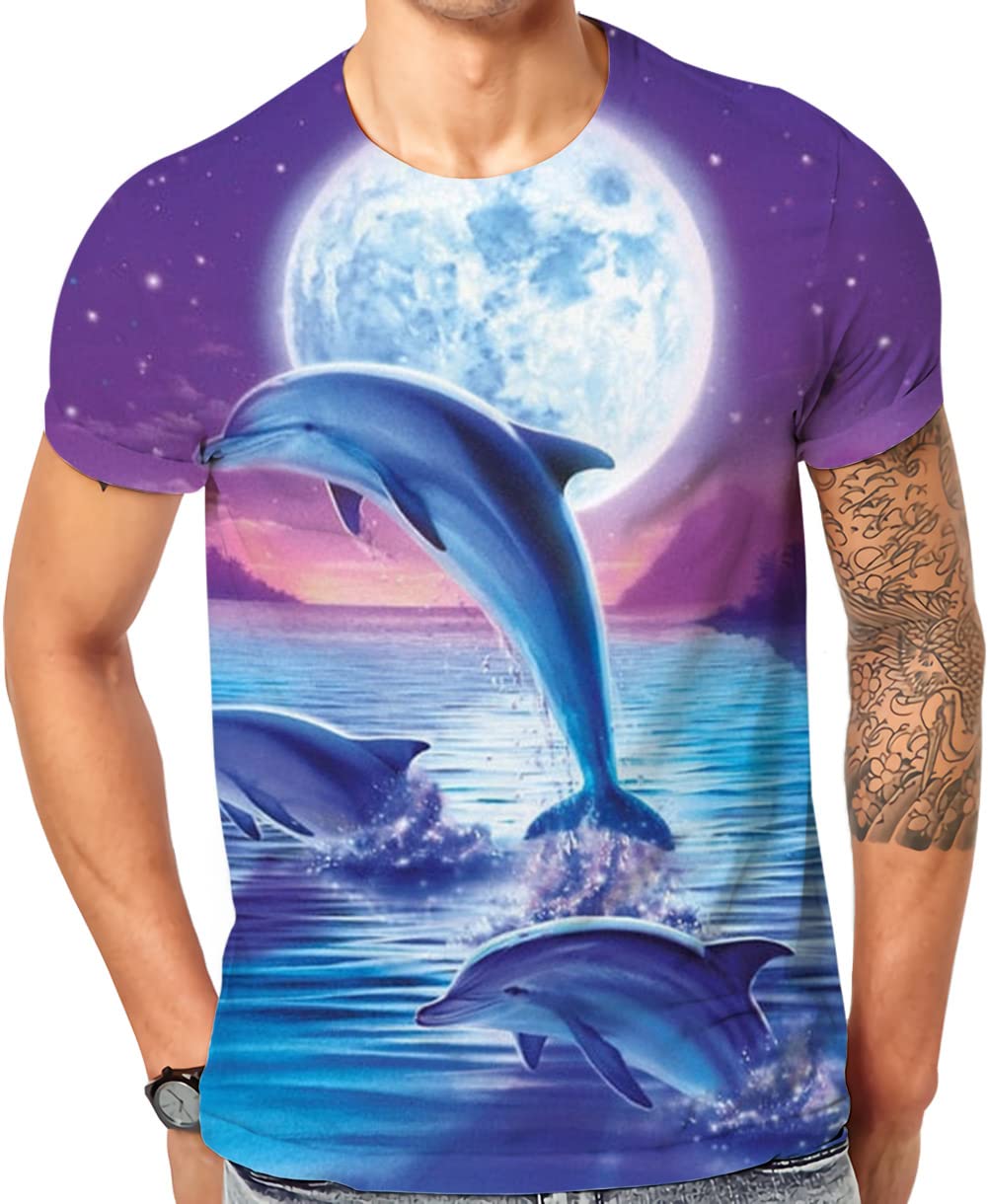 Men's Graphic T Shirts - Soft Fitted Cool Design Graphic Tees