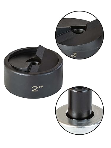 Miniatura 2 de Unidad de perforación de conducto de 2 pulgadas con perno de extracción manual, tamaño real de orificio de 2.42 pulgadas, uso versátil y capacidad