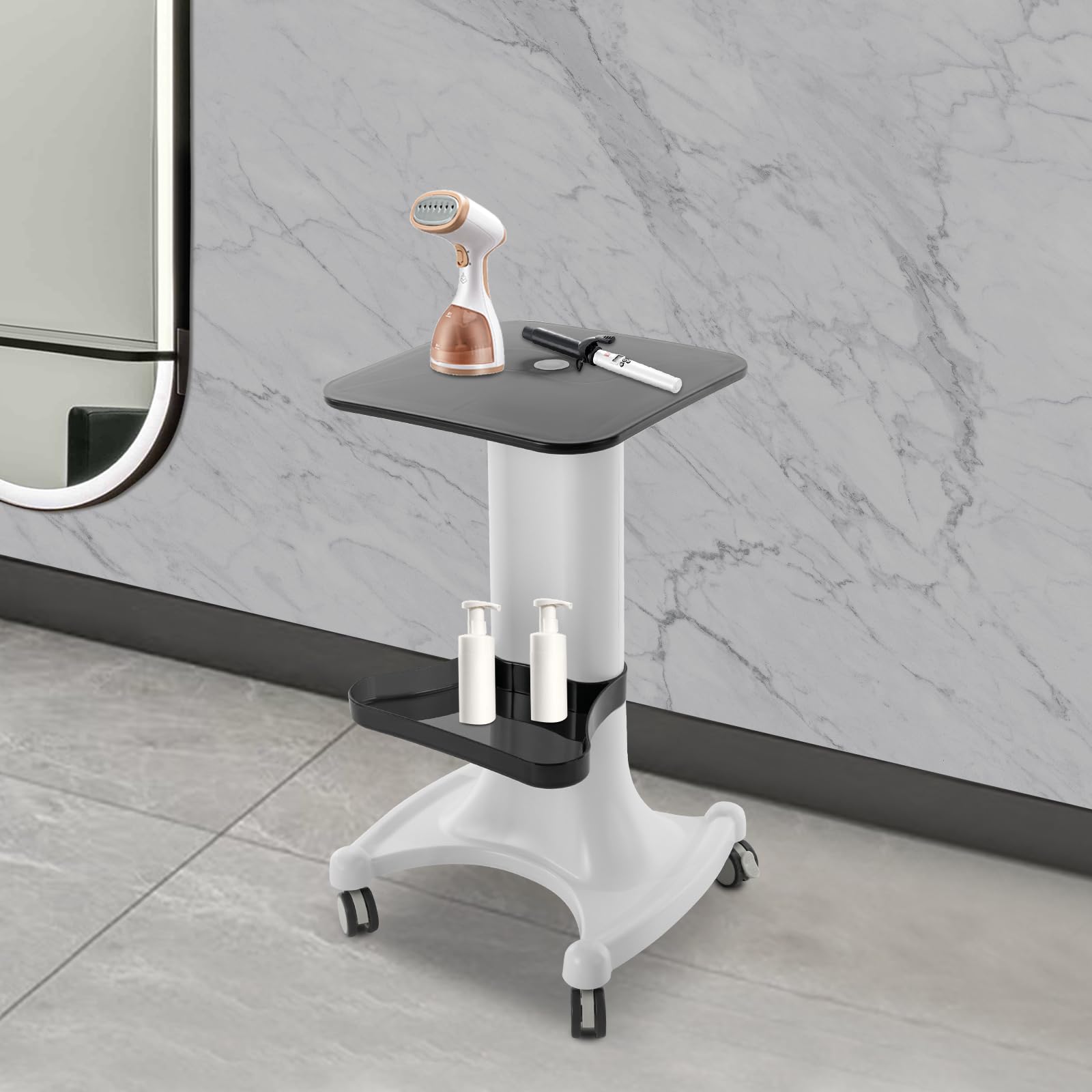 Carrello per Parrucchiere, su Ruote, per saloni di Parrucchiere, Centri estetici, Negozi di Animali, edifici per uffici, biblioteche