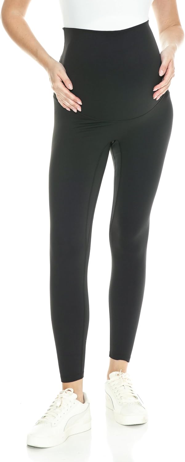 Leggings Depot Women's Fabluxe Maternity Leggings Over The Belly Pregnancy Yoga Pants Ultra Soft Activewear for Workout - Image 6