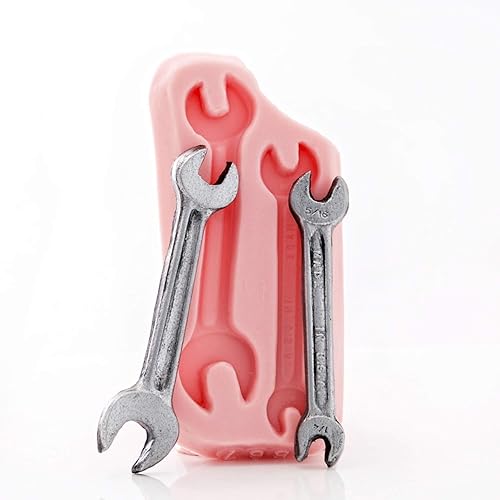 Miniatura 8 de Silicone Wrench Mold Chocolate Fondant Candy Food Safe Polymer Clay Resin