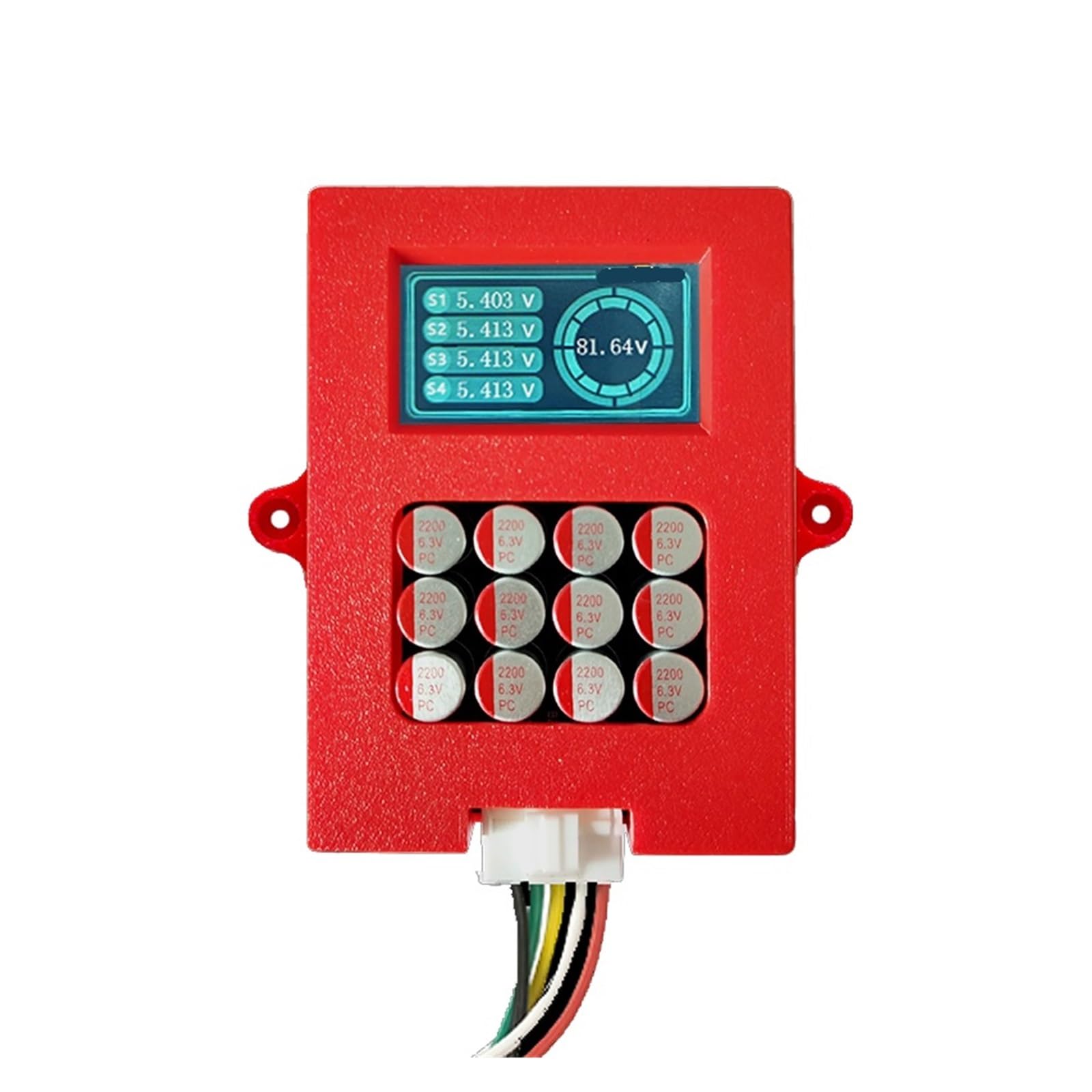 Équilibreur actif 4S avec affichage de tension TFT, testeur batterie Lipo/Lifepo4, égaliseur transfert d'énergie 5A(6S NCM LFP Blancer)
