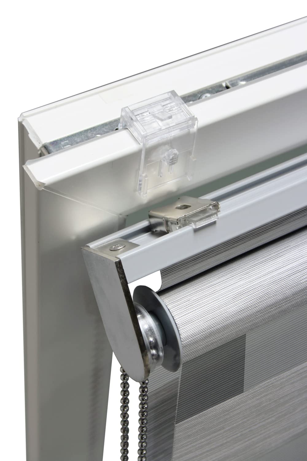 Gardinia Double Roller Blind, Polyester, Cappuccino Melange, 50 x 180 cm, 50W x 180H cm - Image 2