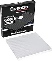 Vista 1 de Filtro de aire de cabina Spectre Essentials de K&N: Premium, vida útil 50 por ciento más larga: Compatible con modelos seleccionados de 2005-2017