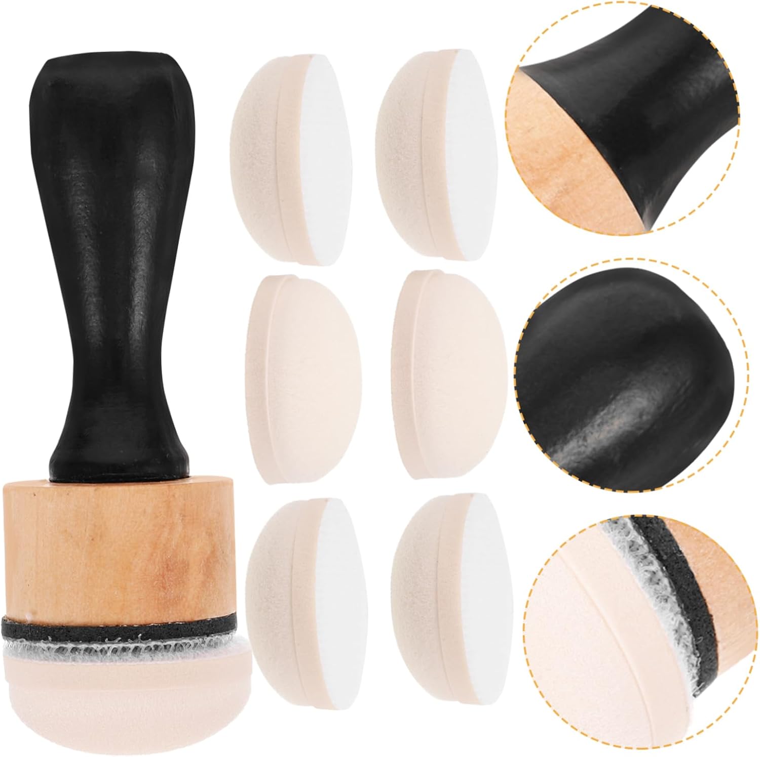 OSALADI 3sets Printing Sponges Paint Stamper Sponge for Art Projects for Boys and Girls Painting Parties and Educational Use Schools and Studios
