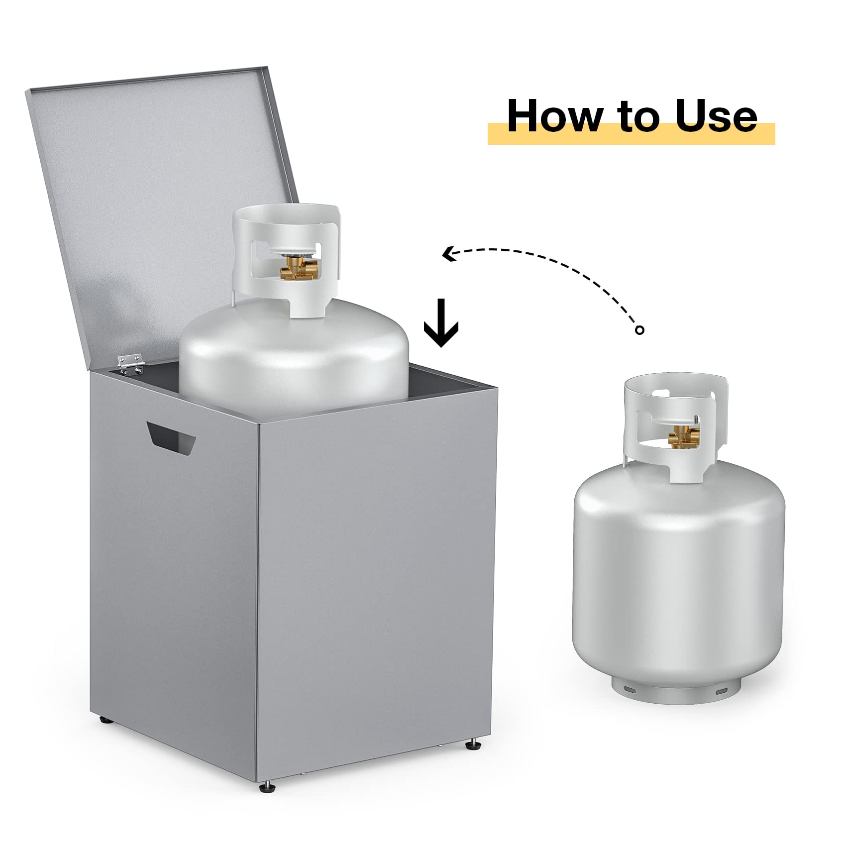 Snapklik.com : Stanbroil Propane Tank Cover Table Hideaway Table, 16 ...