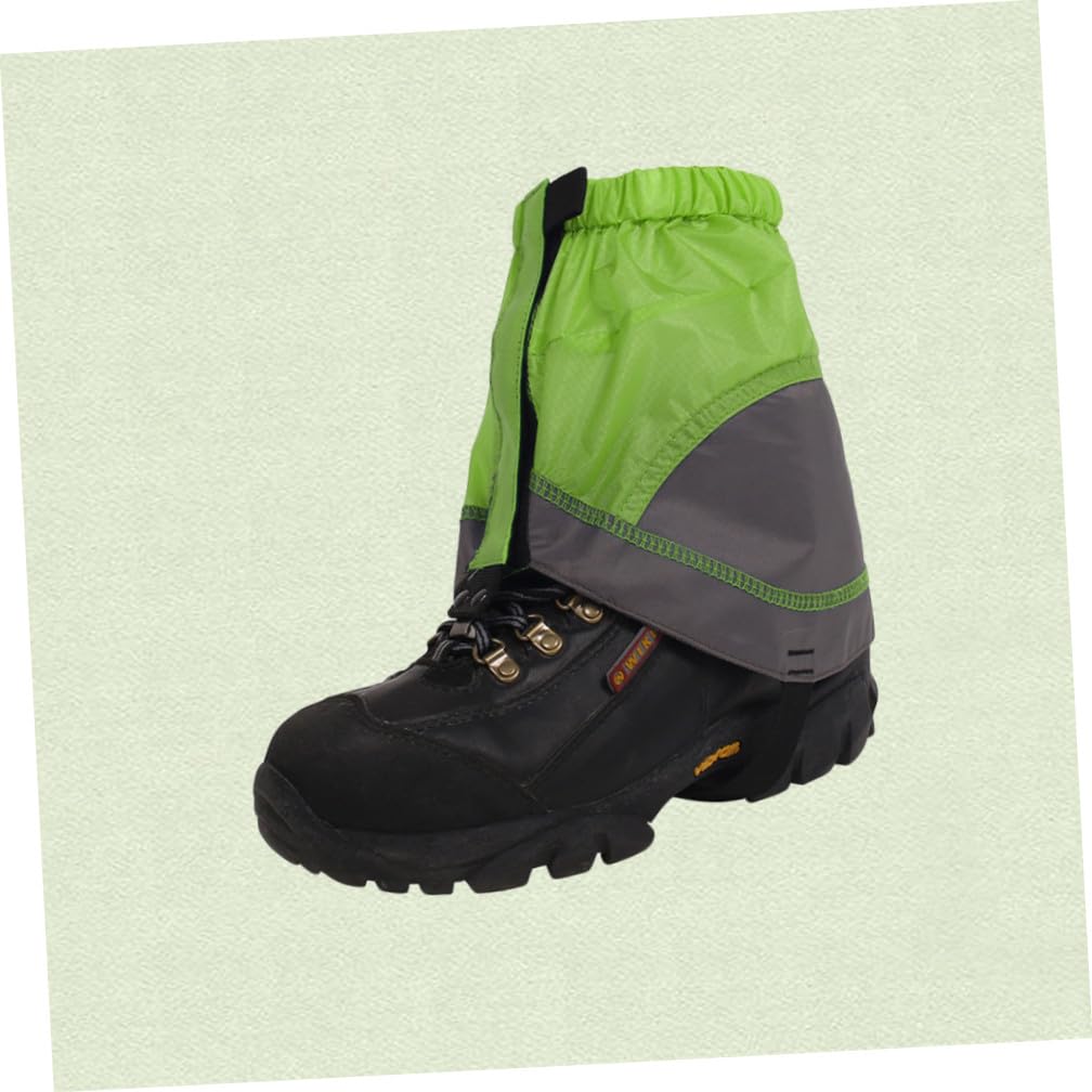 INOOMP 2paires Guêtres Imperméables Ultra-légères pour Randonnée des Chaussures Couvre- pour Activités De Plein Air Vert