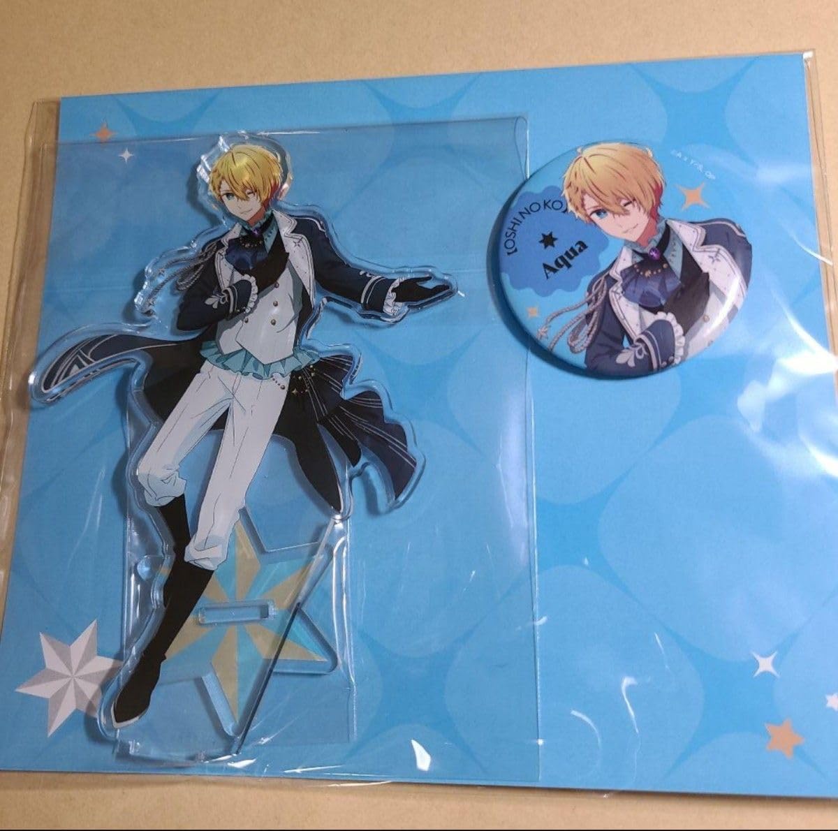 商談中　アクア　推しの子キャラポップストア　ホログラム缶バッジ アクリルスタンド 商談中 アクア 推しの子キャラポップストア ホログラム缶バッジ