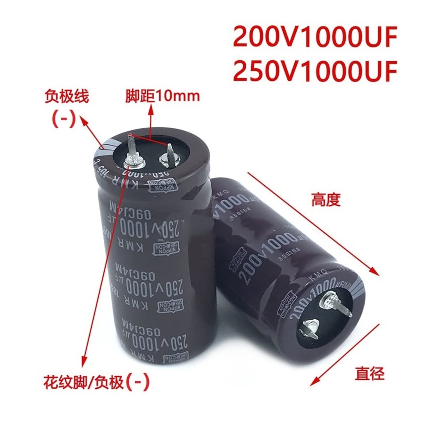 1000UF 200V Snap Kondansatör 105C 25X40 SNAP IN Kondansatör - Entegre Dünyası - Foto 4