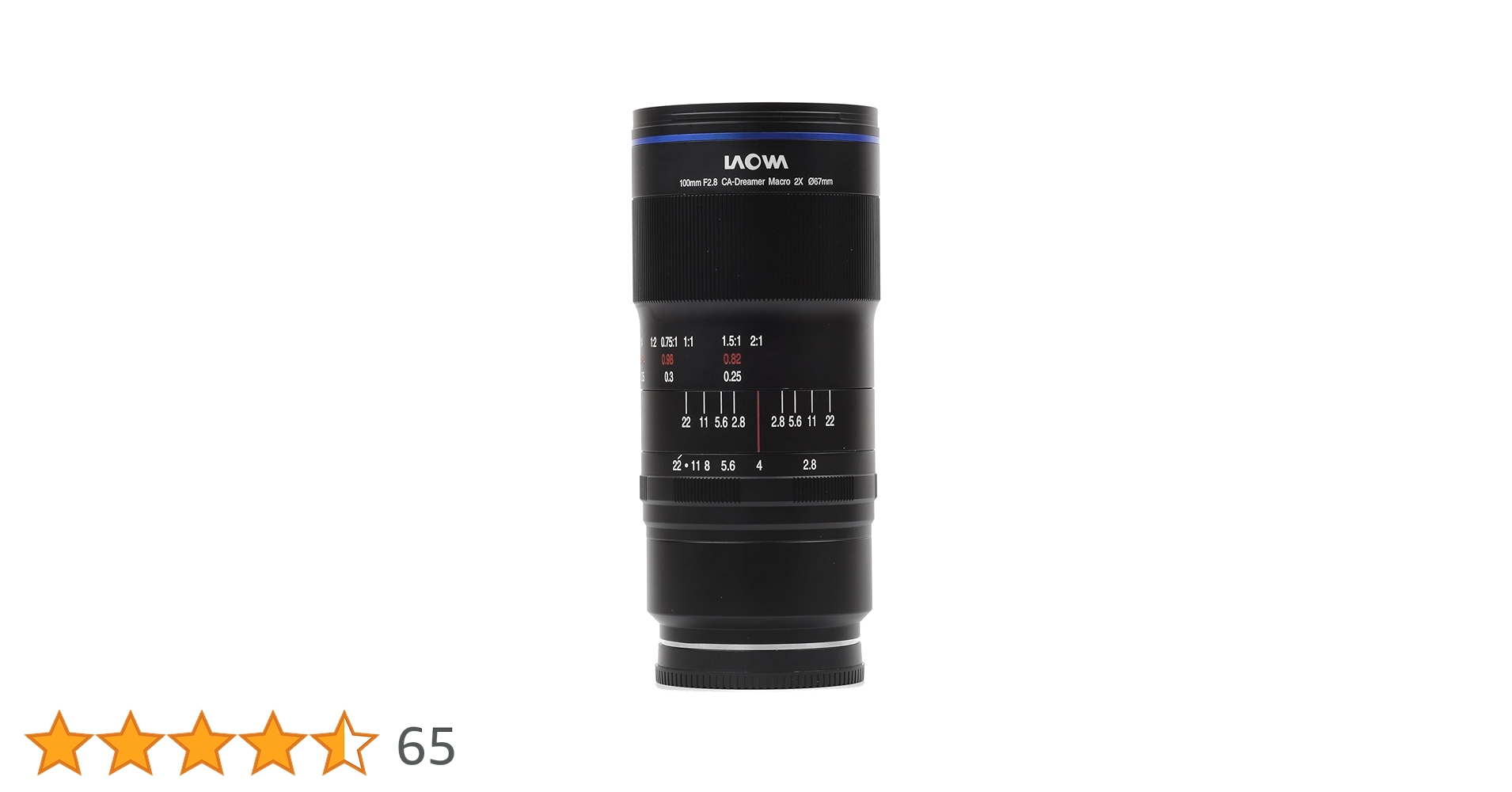 Laowa 100mm f/2.8 2x Ultra Macro APO SLR Black Macro Lens