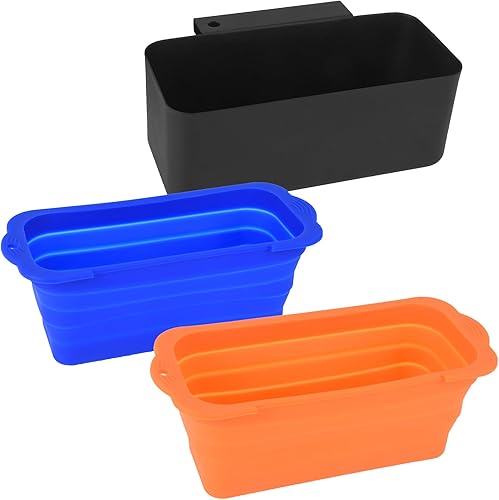 Taza de grasa y 2 forros de silicona para bandeja de goteo Blackstone de 17, 22, 28, 30, 36 pulgadas, forros de grasa para parrilla Blackstone,