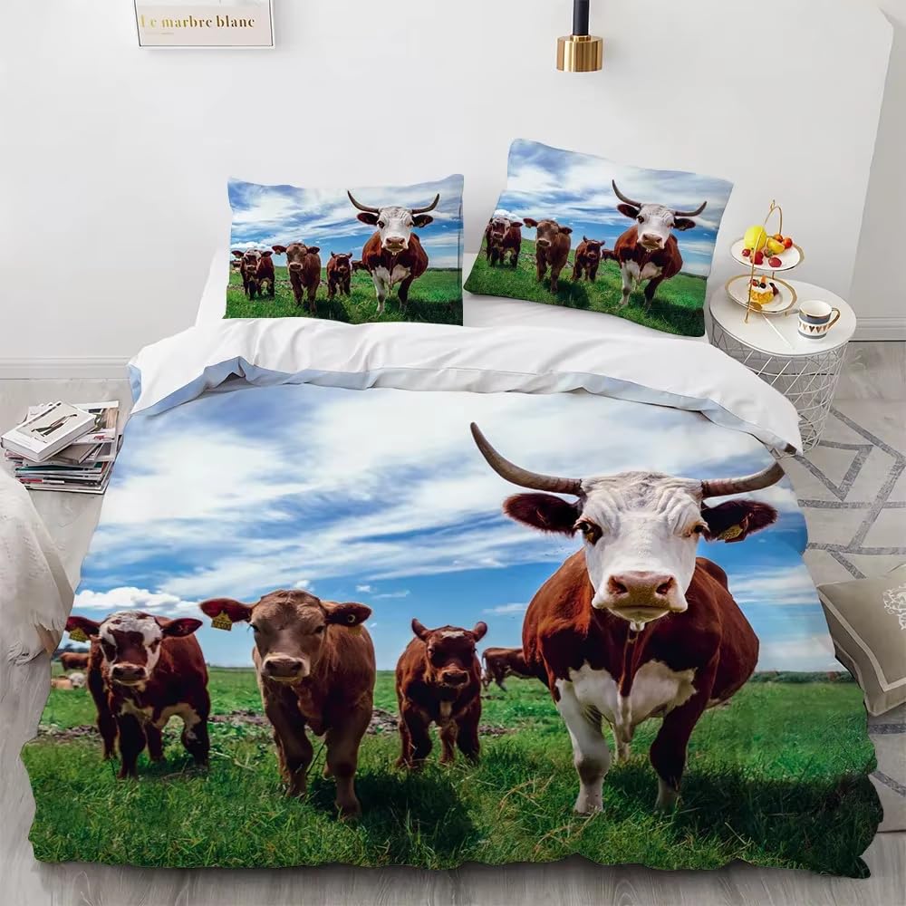 Pościel 220 x 240 cm, zestaw pościeli z zamkiem błyskawicznym, dla dorosłych i dzieci, miękka, oddychająca poszewka na kołdrę z mikrofibry + 2 poszewki na poduszkę 80 x 80 cm