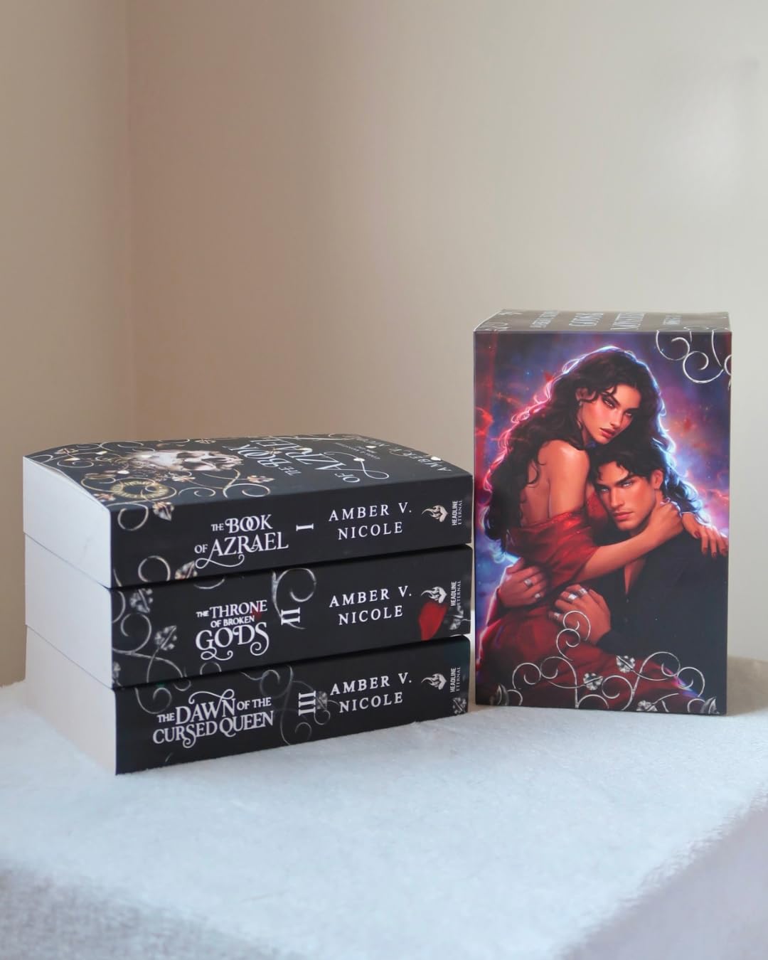 Gods & Monsters series box set by Amber V. Nicole (Books 1-3): Discover the incredible dark romantasy sensation in this new box set!