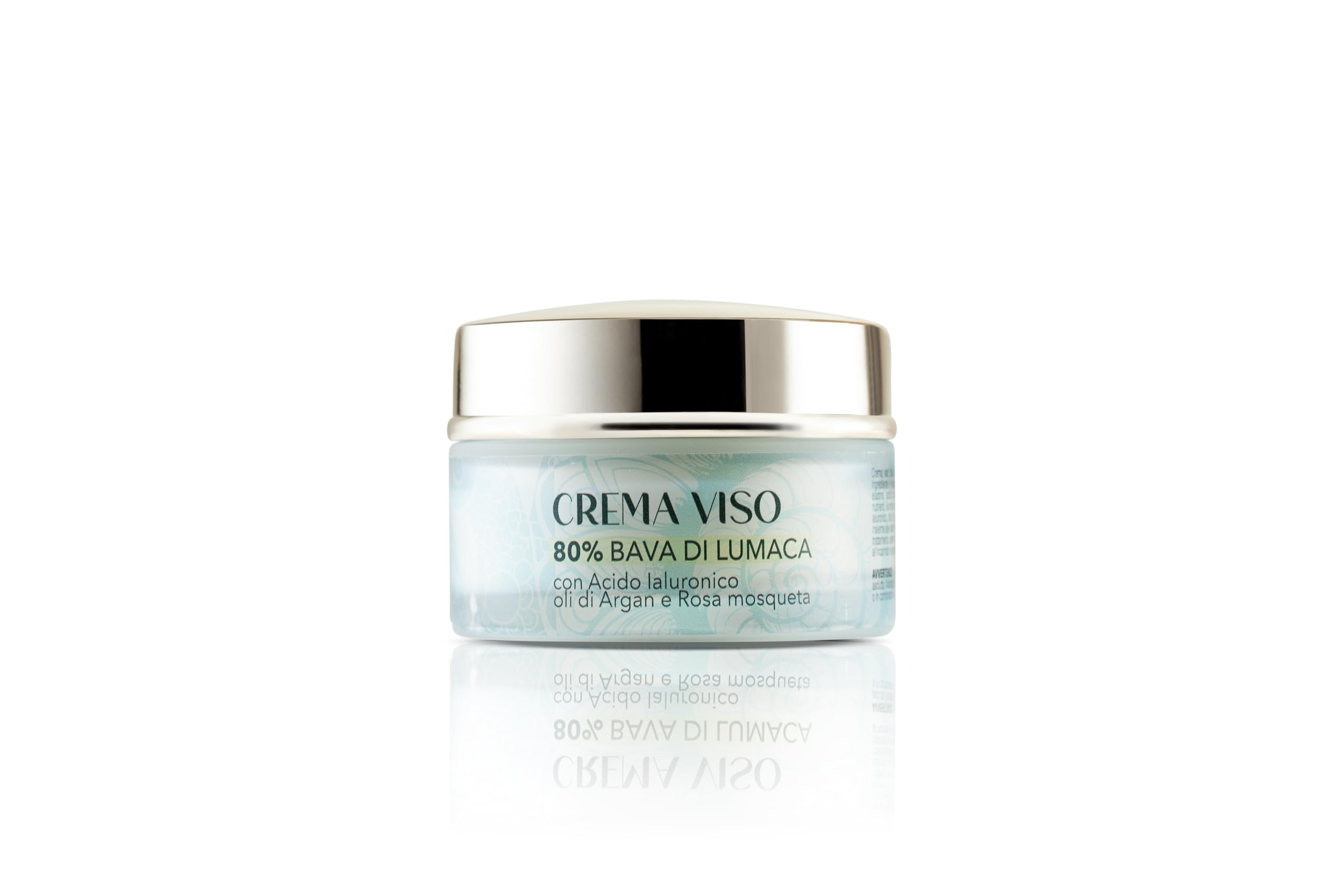 Nova Luma crema viso antirughe donna e uomo con bava di lumaca 80% Acido Ialuronico a Basso Peso Molecolare, Aloe Vera, Olio di Rosa Mosqueta,Burro di Karitè, Vitamina C e E idratante