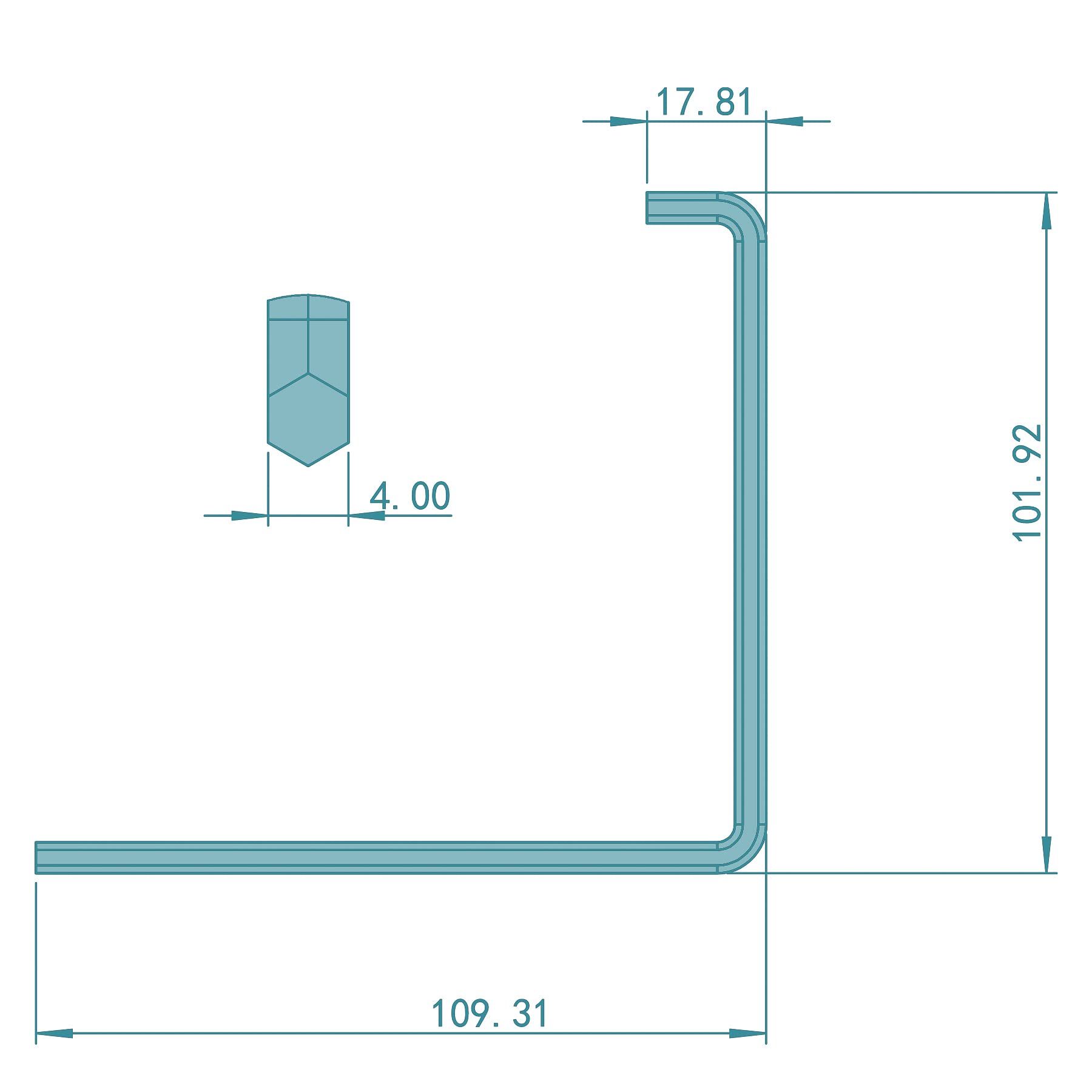 FEPS SI-ES001 - Clé De Réglage Pour Fenêtre - Double Fonction : 4 Mm Hexagonal + 11 Mm Anneau