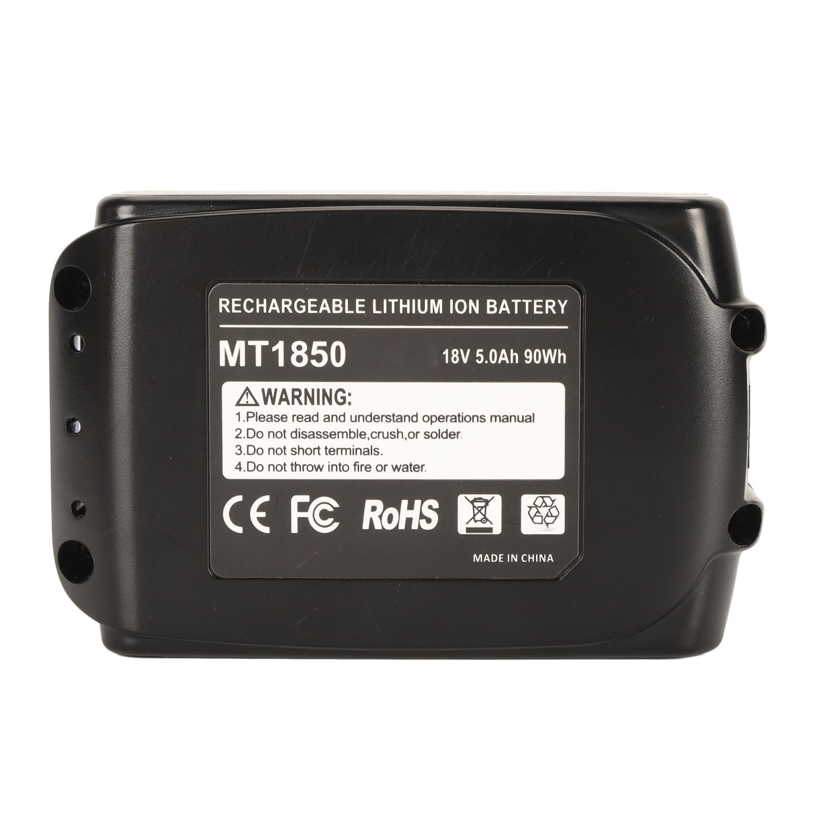 EMUKOEP Batería de Repuesto de Iones de Litio para Herramienta Eléctrica de 18 V con Capacidad de 5000 MAh para BL1845 194205 3 400, Múltiples Protecciones, Uso Duradero