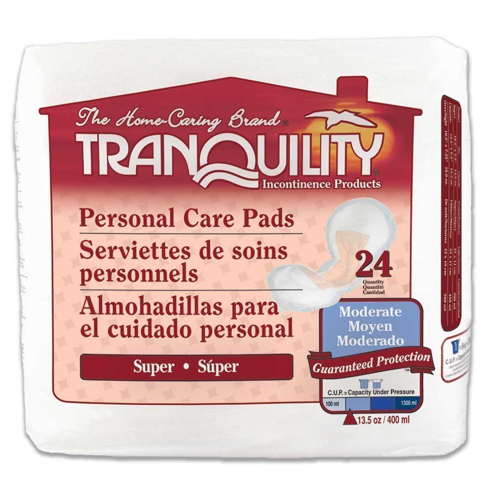 TRANQUILITYSuper Absorbency Personal Care Pad, 96 Count