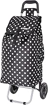 Hoppa Lightweight Wheeled Shopping Trolley, Hard Wearing Wheel Rolling Push Trolly, Flat-Pack, 1 Year Guarantee!