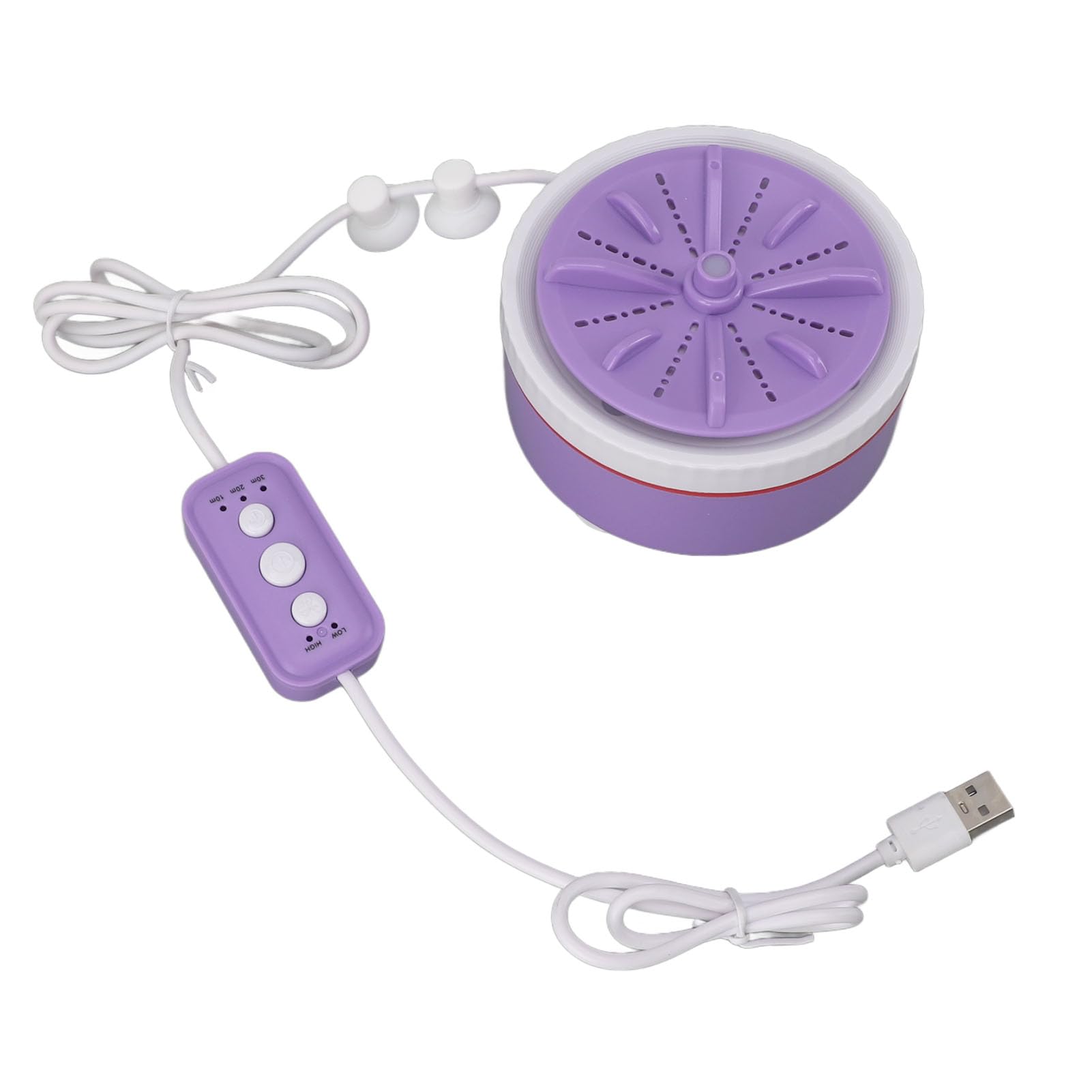 Mini-Waschmaschine, Tragbare Waschmaschinen mit USB für Reisen, Business, Camping, College, Ultraschallreinigung, Socken, Unterwäsche, Handtücher, Babykleidung, Obst, Geschirr, (PURPLE)