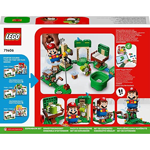 Super Mario Pack Espansione Casa dei Regali di Yoshi, Set di Giochi con Funzioni e Personaggi di Yoshi e Tantatalpa, Idea Creativa per Bambini e Bambine da Abbinare allo Starter Pack 71406 - Lego - Immagine 5