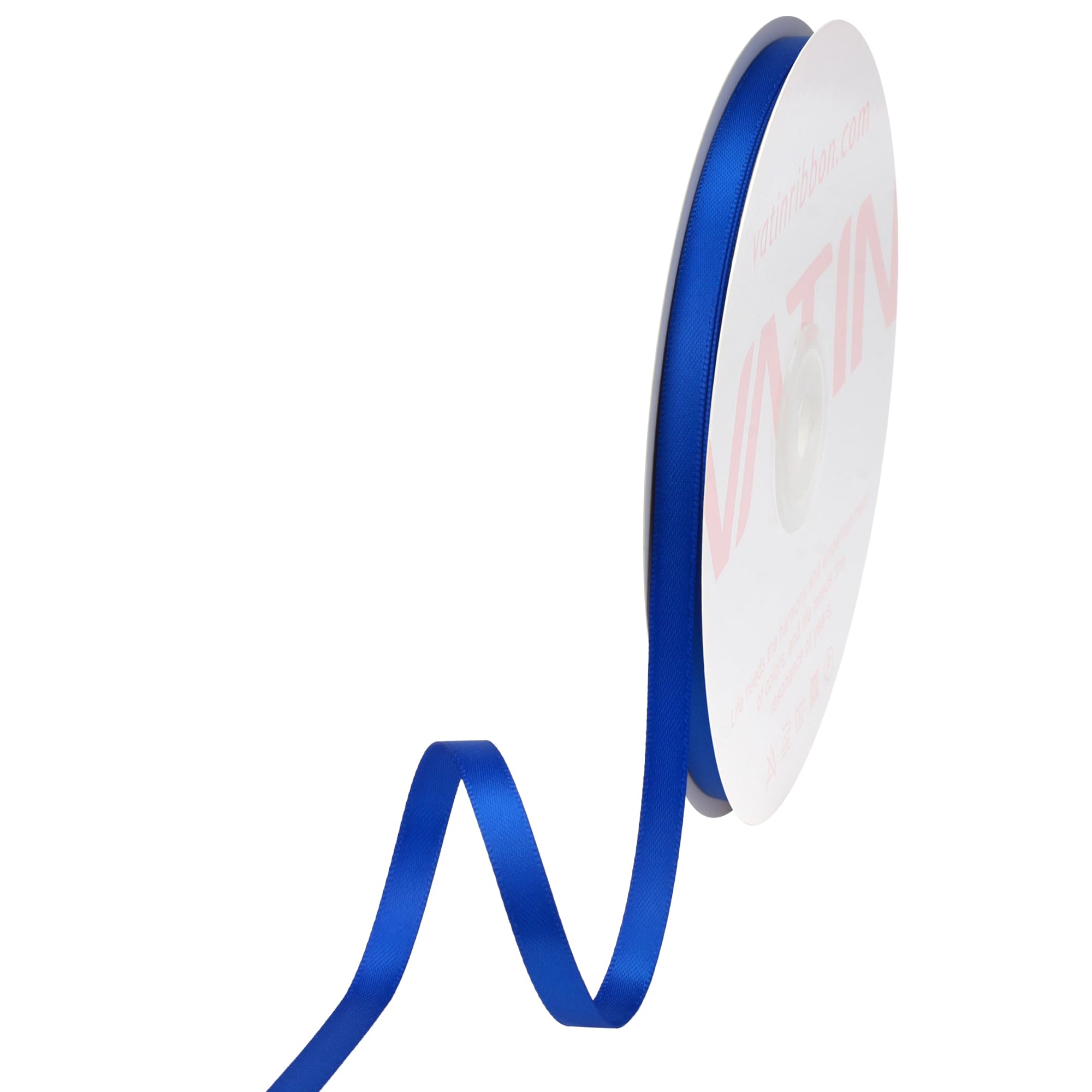 VATIN 100mm Wide Double Faced Polyester Deep Navy Blue Satin Ribbon- 4.5 Metre/Spool, Perfect for Chair Sash, Making Bow, Sewing and Wedding Bouquet — view 152