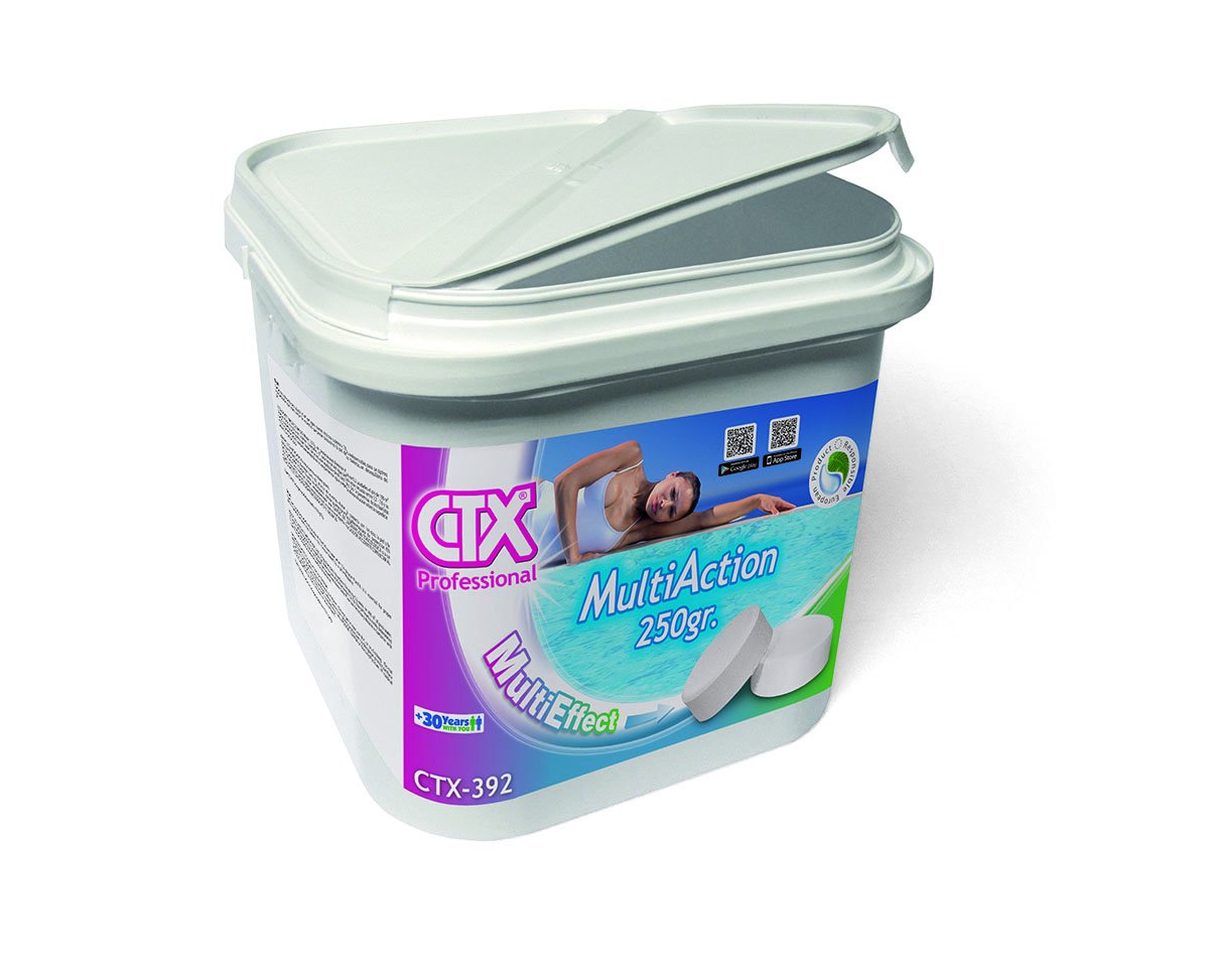 CTX-392 - Tavolette disinfettanti ad azione multipla, per la tua piscina, confezione da 5 kg