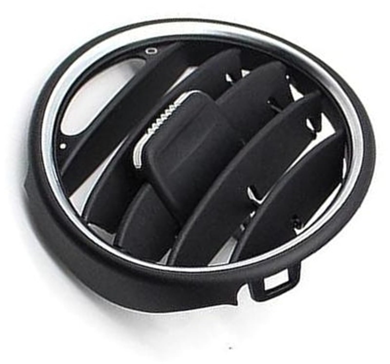 Pannello anteriore cruscotto aria condizionata griglia di ventilazione copertura, per Porsche, per Boxster Cayman 987 2006-2012 bocchetta dell'aria dell'auto(Black Black With Chrome)