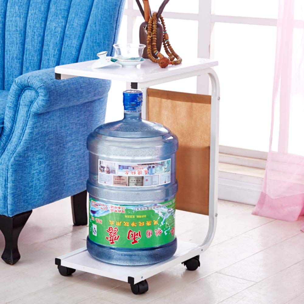 XIAOYAN End Table Removable Laptop Table Coffee Table with Wheels Tea Table Children's Study Table with Storage Bag (5 Colors) Multifunction (Color : 4)