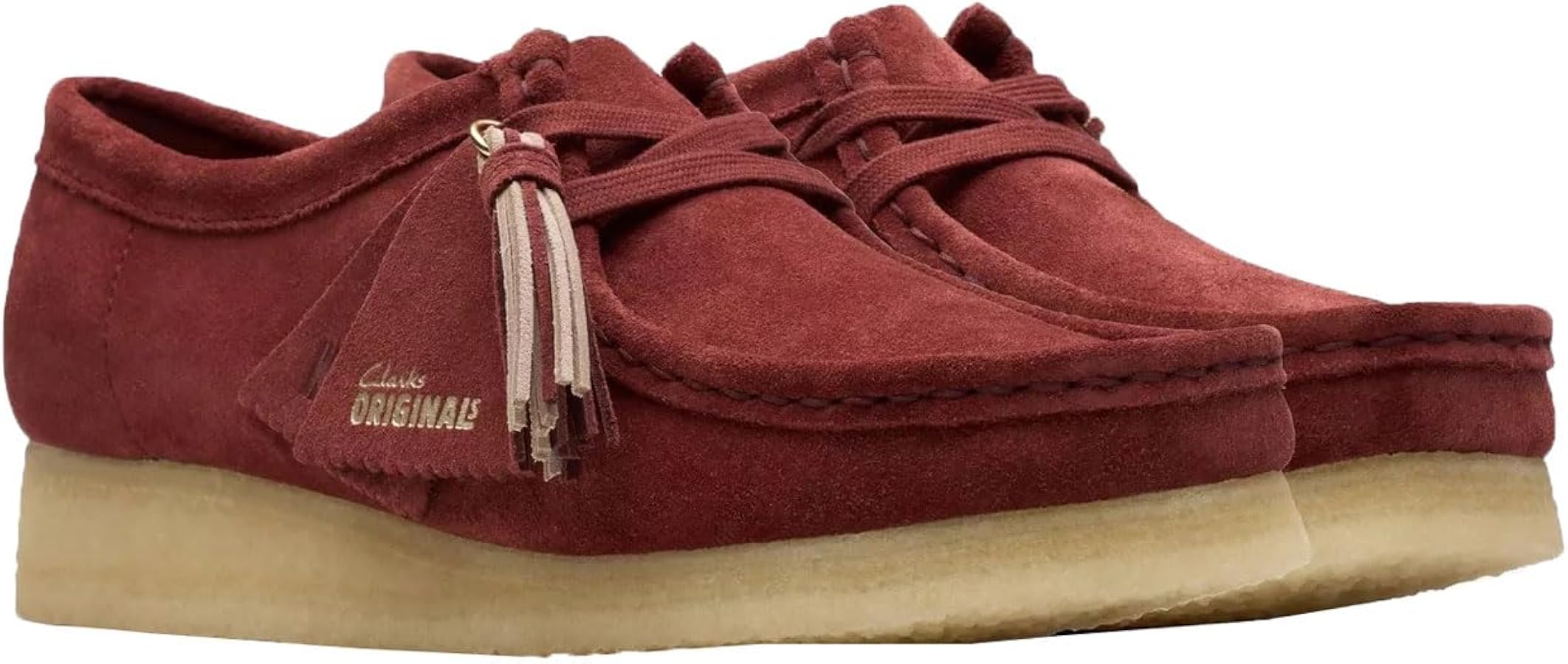 最終値下げ Clarks Wallabee 深赤色 24.5 Amazon.com | CLARKS ORIGINALS Wallabee Shoes Deep Red 10