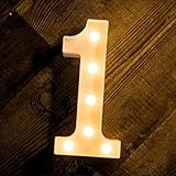 Foaky LED Number Lights Sign Light Up Number Lights Sign for Night Light Wedding Birthday Party Battery Powered Christmas Lamp Home Bar Decoration (1)