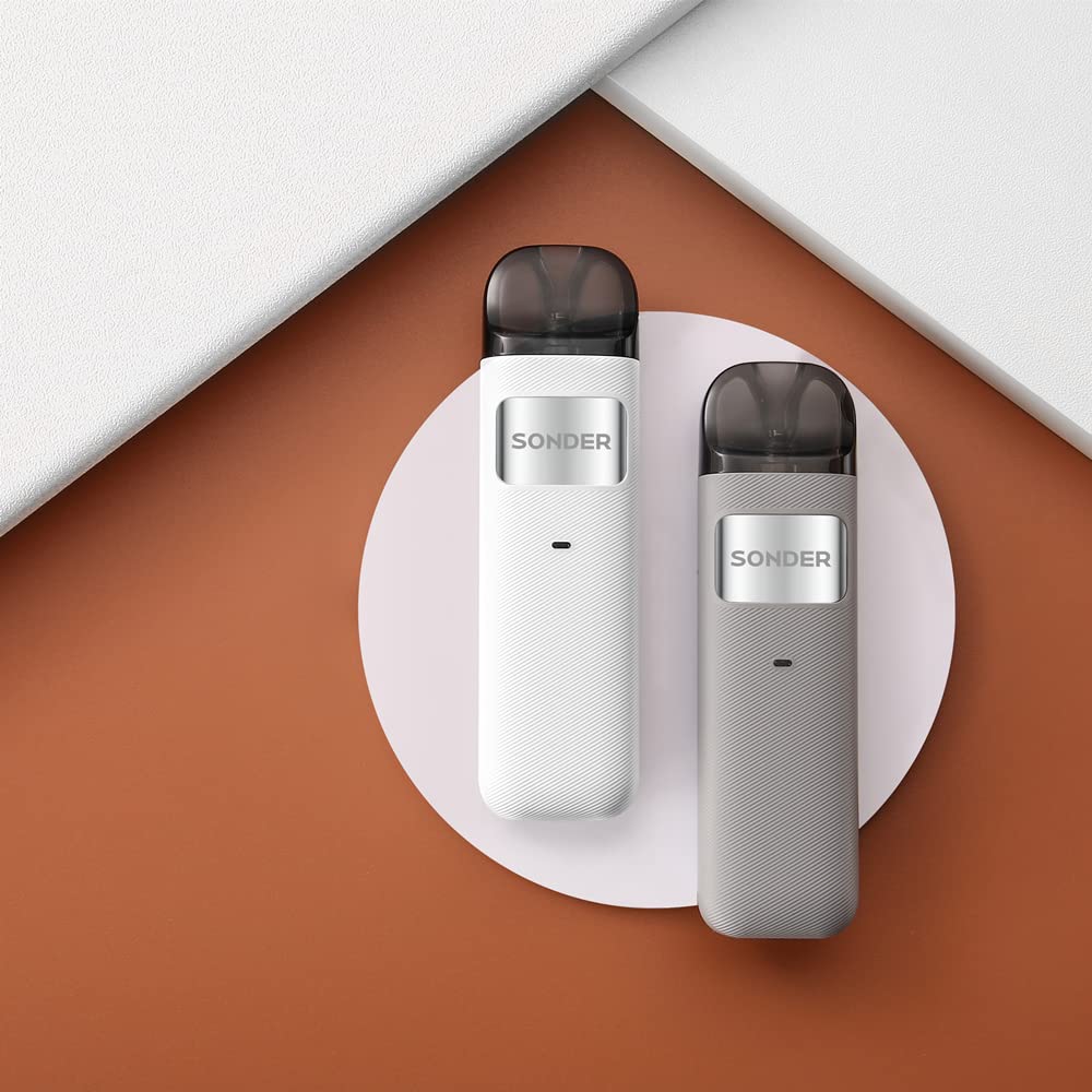 Geek'Vape Kit Sonder U 20W 1000mAh Batterie 2ml Cartouche Sonder U Auto  Draw MTL/DTL Vaporisateur Cigarette électronique Vaporizer Vapeur(Gris)