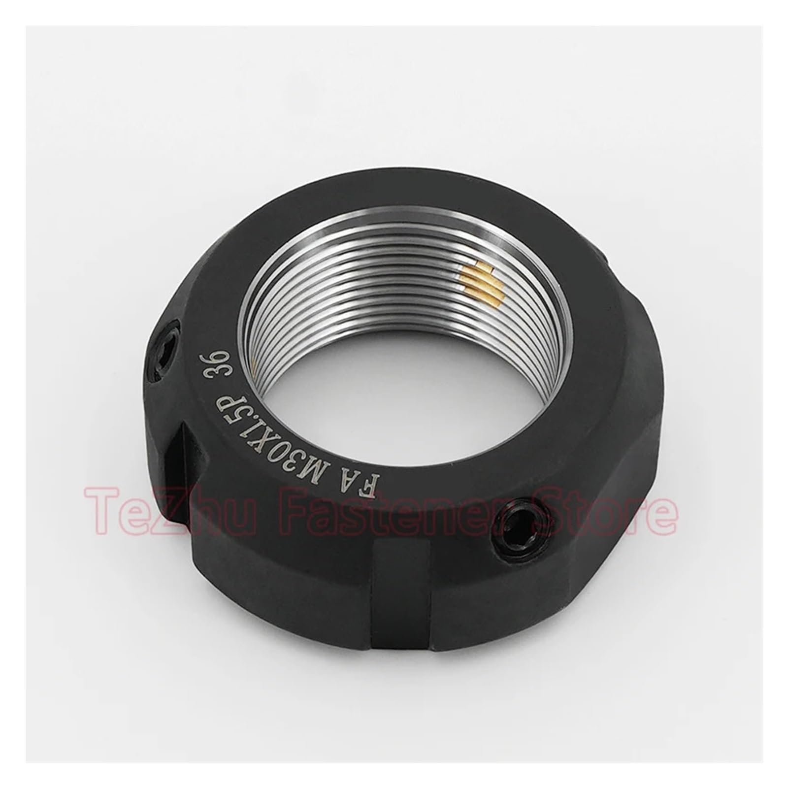 1 stücke M15-M95 FA-typ Präzision Locking Mutter Maschine Werkzeug Welle Spindel Blei Schraube Runde Pitch 1/1,5/2mm Stahl Muttern(FA-M60x2.0)