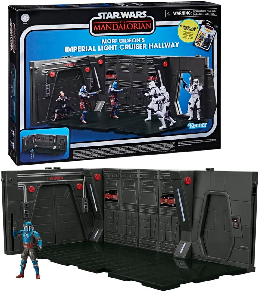 The Vintage Collection Moff Gideon’s Imperial Light Cruiser Hallway, The Mandalorian 3.75 Inch Collectible Playset