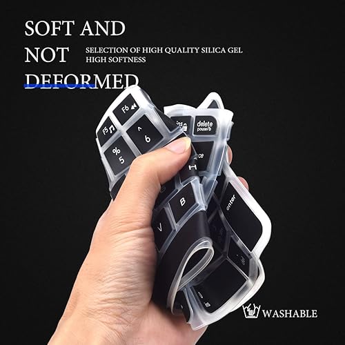 Miniatura 10 de Cubierta de teclado para teclado Logitech K360 MK360 Wireless Keyboard, Logitech K360 Funda protectora para teclado - Transparente