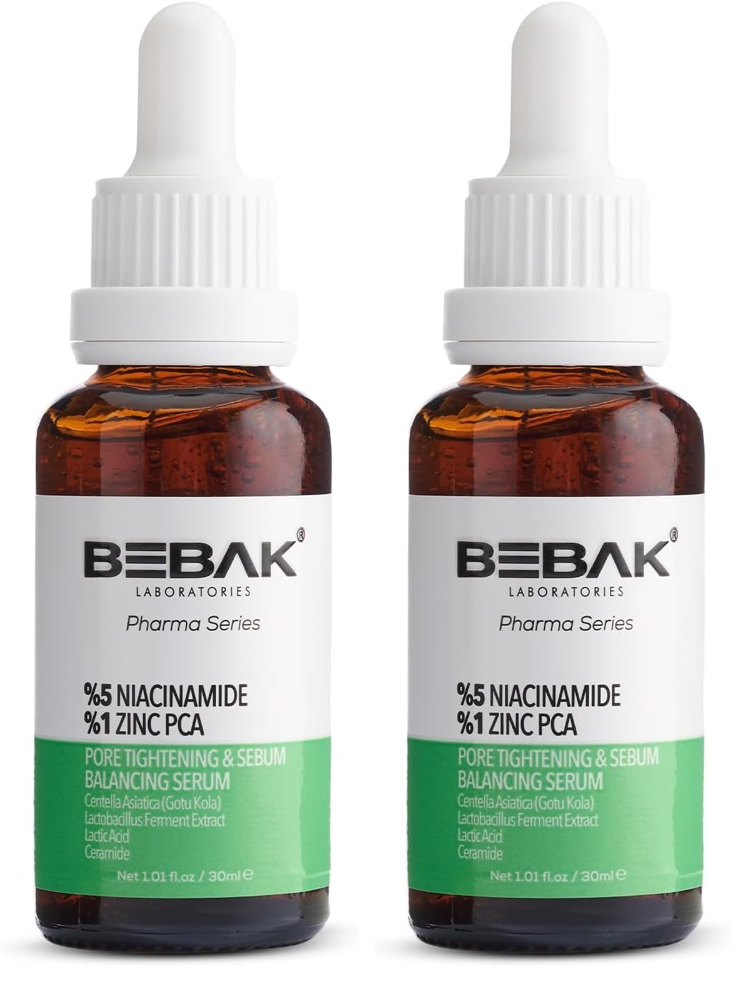 Bebak Pharma Serisi Gözenek Sıkılaştırıcı Serum 30 Ml (2 paketi)