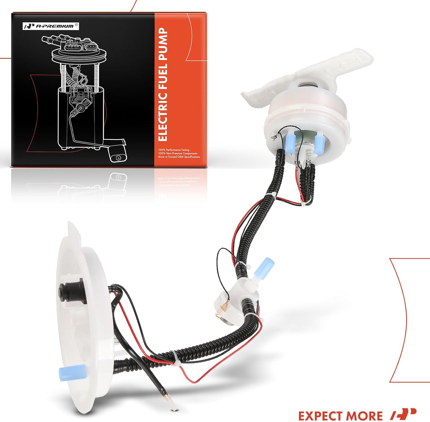 A-Premium Electric Fuel Pump Assembly Compatible with BMW F10 528i 2011 L6 3.0L, Gas, Replace# 16117260644, 20455